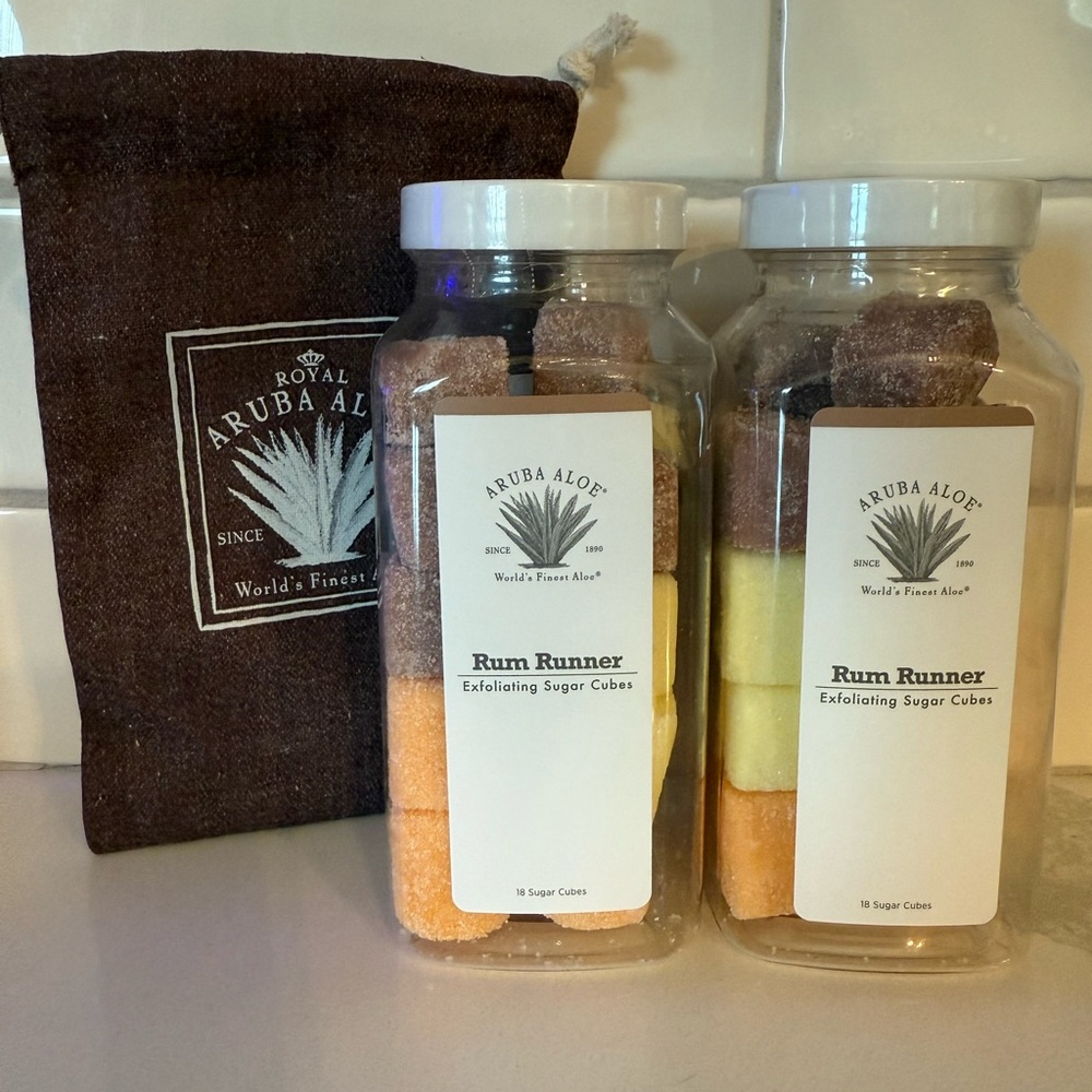 Aruba Aloe Rum Runner Exfoliating Sugar Bath Cubes